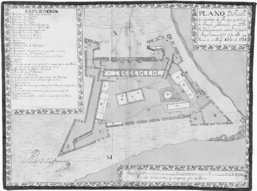 Figura-5-Plano-del-Castillo-de-Santiago-de-Arroyo-y-salinas-de-Araya-1733-38-LOS.png