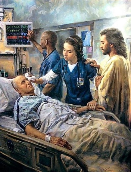 Cristo en el hospital Nathan Greene8593782eb01c643376c811efeb249cf1--i-pray-savior